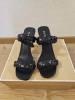 Michael Kors Sandale, Echtleder, Schwarz, Gr. 39, Neue