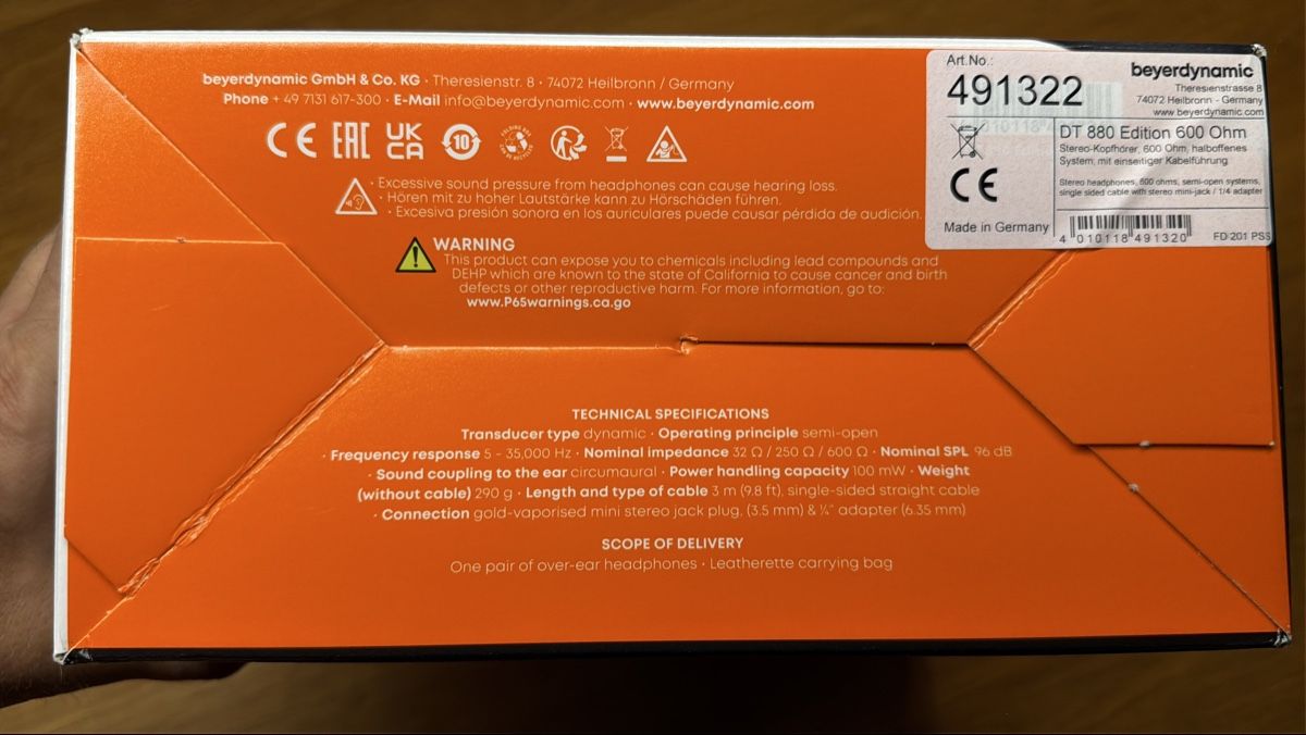 Beyerdynamic Kopfhörer: Beyerdynamic DT880 Edition 600 Ohm Kopfhörer – Gebraucht aus Bern von devices101 3