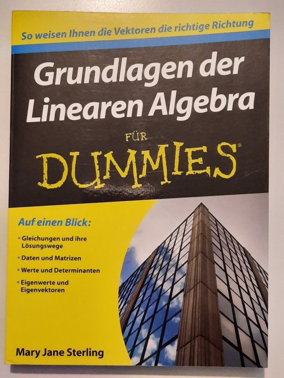 Grundlagen der Linearen Algebra für Dummies (Neu (gemäss Beschreibung ...