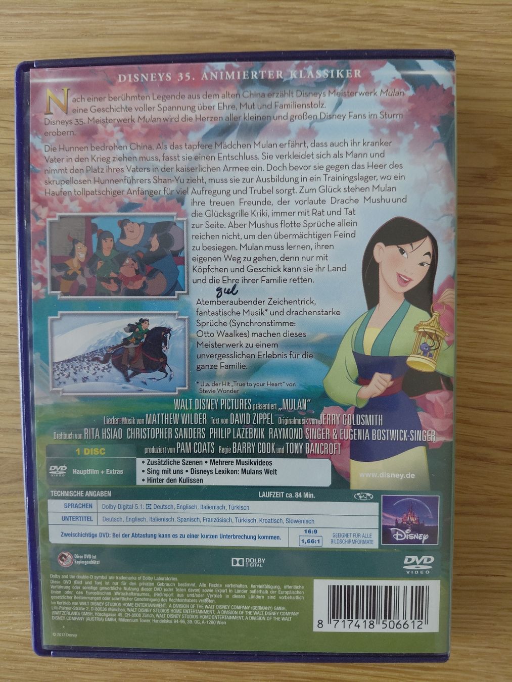Alle DVDs: Mulan Classic Disney 1 & 2 – Gebraucht aus Geuensee von sonnenstunden 1