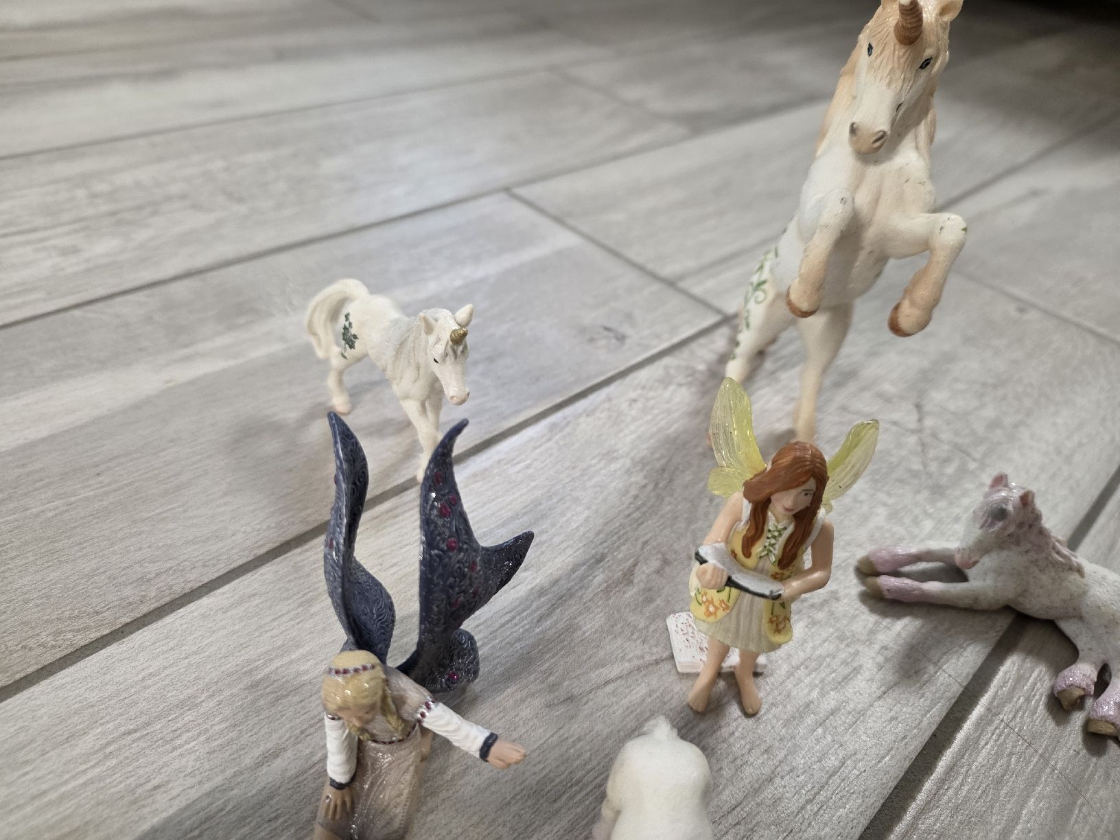 Schleich Statuette: Schleich Set Einhörner und Feen Figuren  – Usato da Dorf venduto da Echo_Elements 3