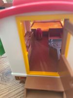 Playmobil Caravan with Figures and Cow Good Condition