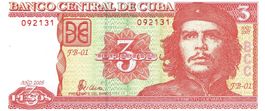 Cuba Central America 3 Pesos 2005 P-117 UNZ