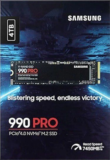 Samsung Dischi rigidi: SAMSUNG NVMe 990 PRO 4TB – Nuovo e nell'imballaggio originale da Künten venduto da Arktisde