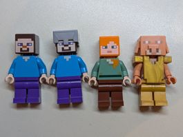 4 Stück Lego Minecraft Minifiguren [used]