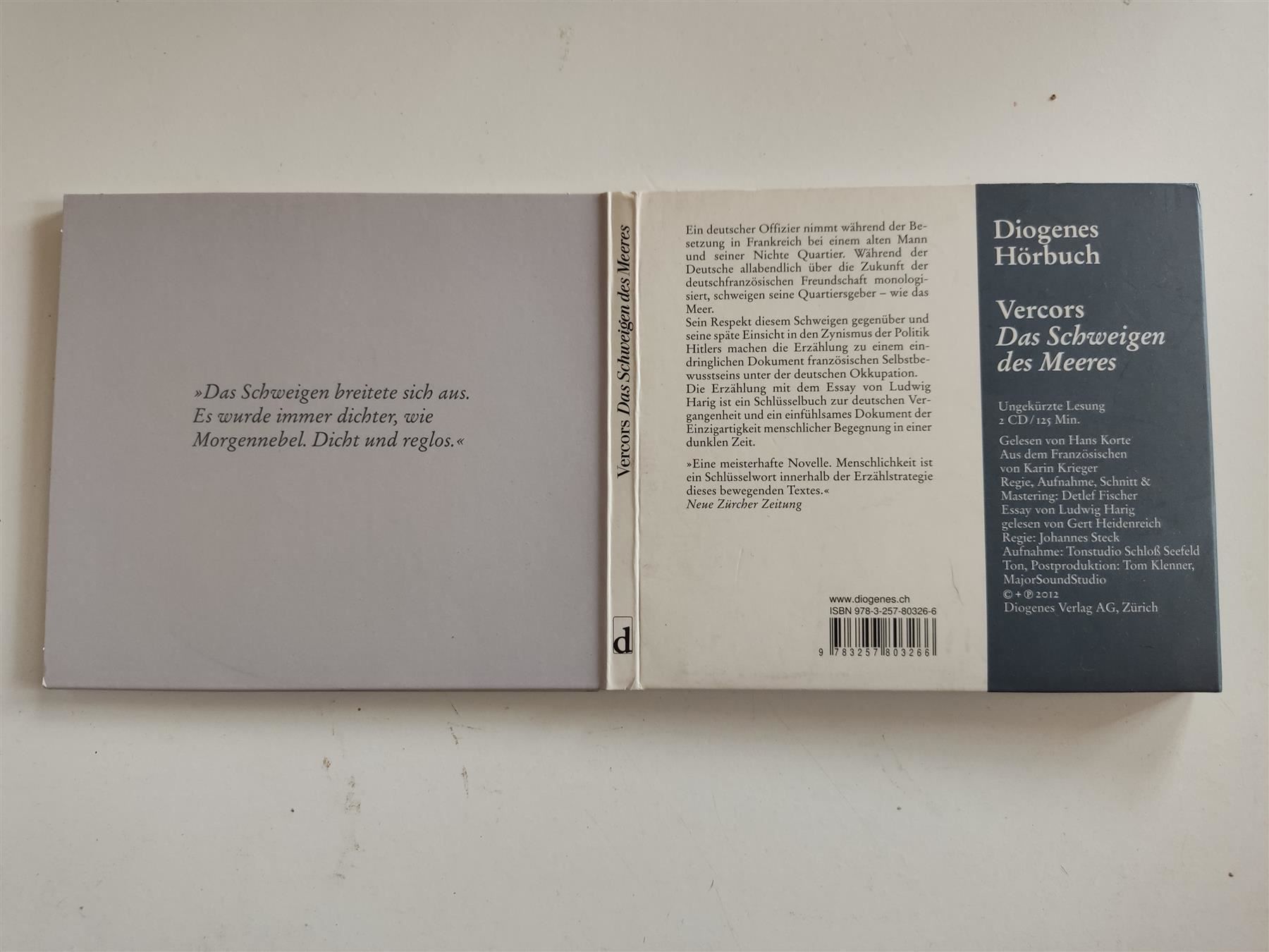 Audiolibri: Vercors Das Schweigen des Meeres – Usato da St.Galllen venduto da elkaphone 1
