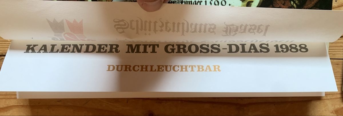 Calendari: 4 Schützenkalender mit Gross-Dias – Usato da Goldingen venduto da Bergler012 6
