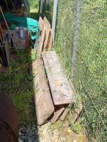 3 alte Festbankgarnituren (3 Tische, 5 Bänke)