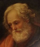 Hl. Joseph (Guido Reni), Kunstdruck gefirnisst, gerahmt