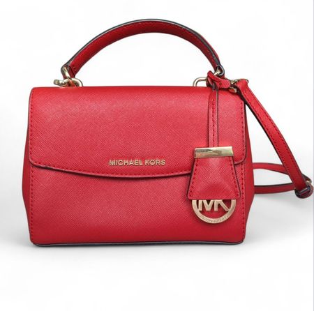 Mini sac à main Michael Kors - rouge