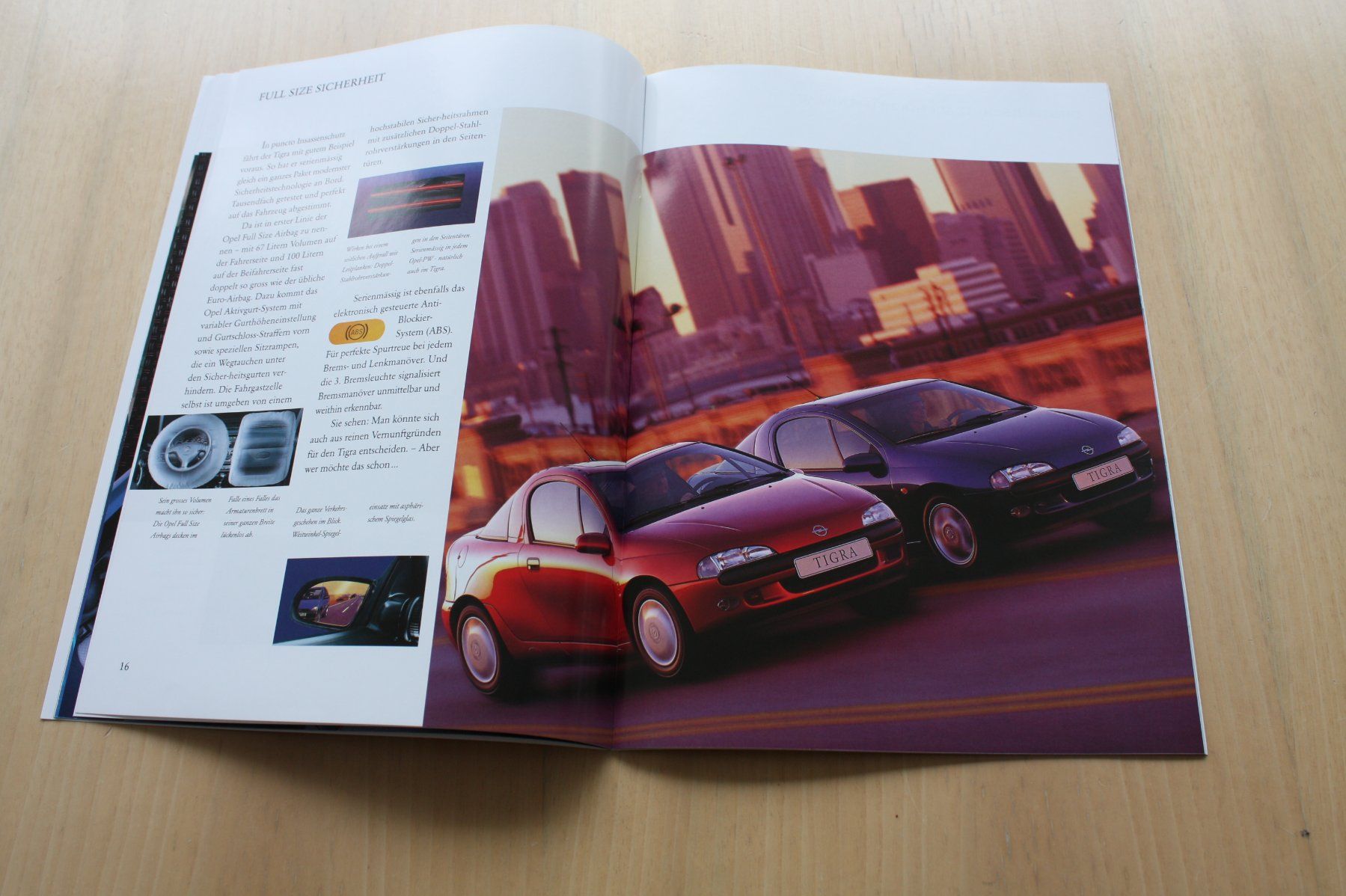 Opel Documenti: Opel Tigra Prospekt 7/1999 – Usato da Wikon venduto da erwin400 5