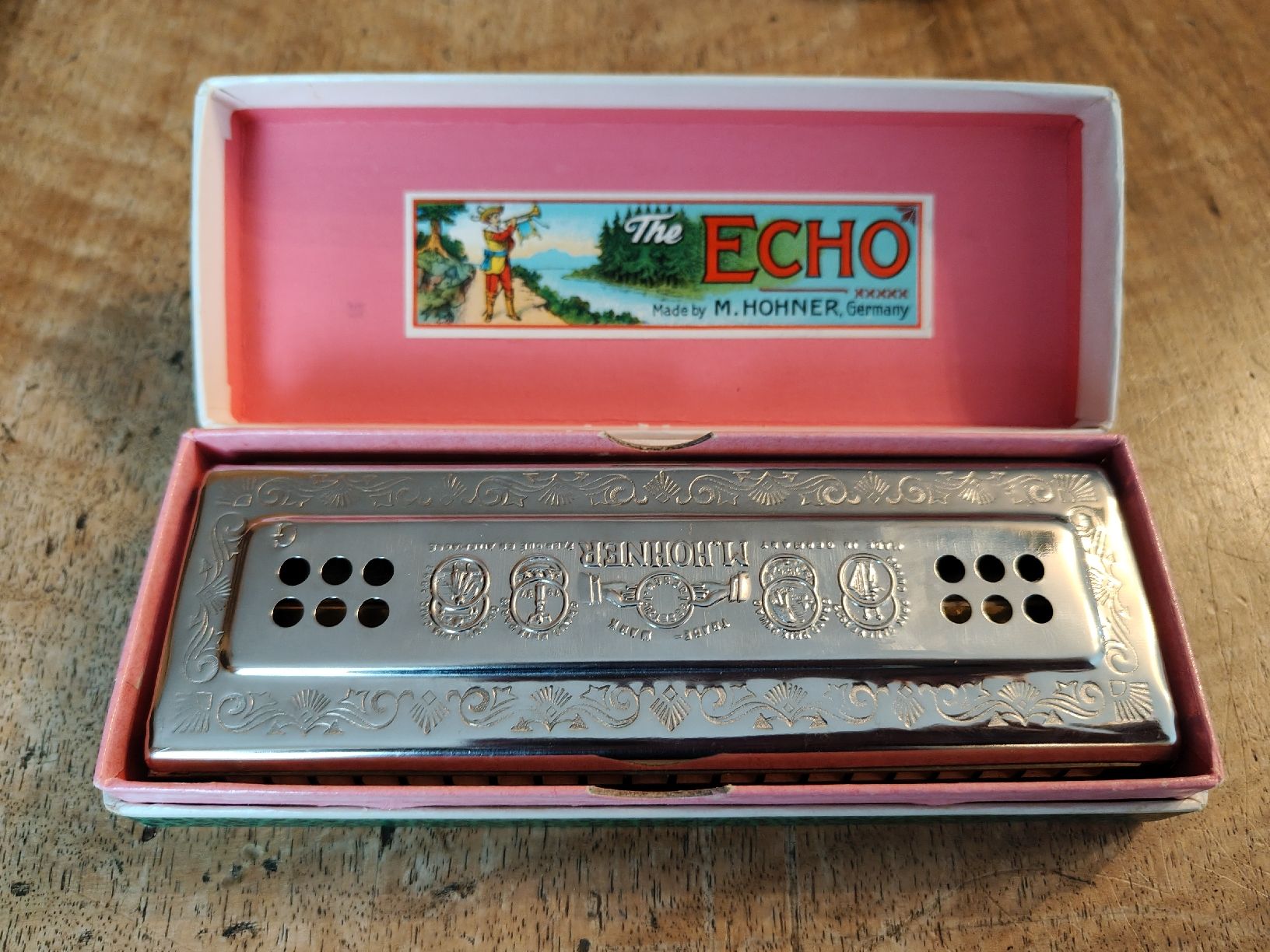 Hohner Strumenti musicali: Mundharmonika M. Hohner The Echo Harp – Usato da Zeglingen venduto da Vanillacoke 2