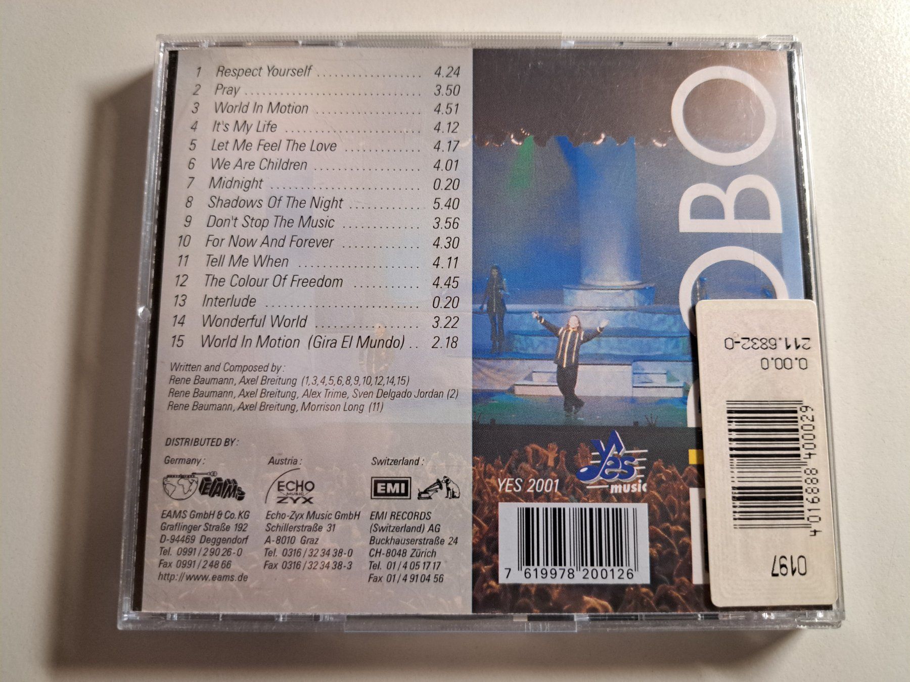 CD: DJ BOBO - World in Motion – Usato da Wichtrach venduto da LuckyLuke69 1
