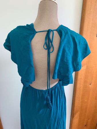 Traum Maxikleid mega Rücken Swiss Label Lachieuse Gr. S/M