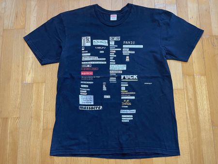 2018 T-Shirt Supreme Cutouts Tee  Sz XL