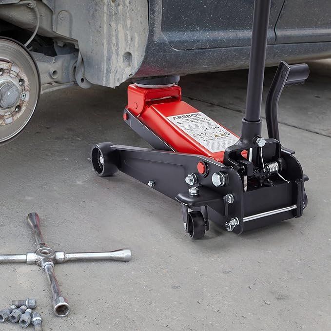 Piattaforme elevatrici & Crick: Arebos Rangierwagenheber 3T – Nuovo e nell'imballaggio originale da Andwil TG venduto da Vr-shopswiss 3