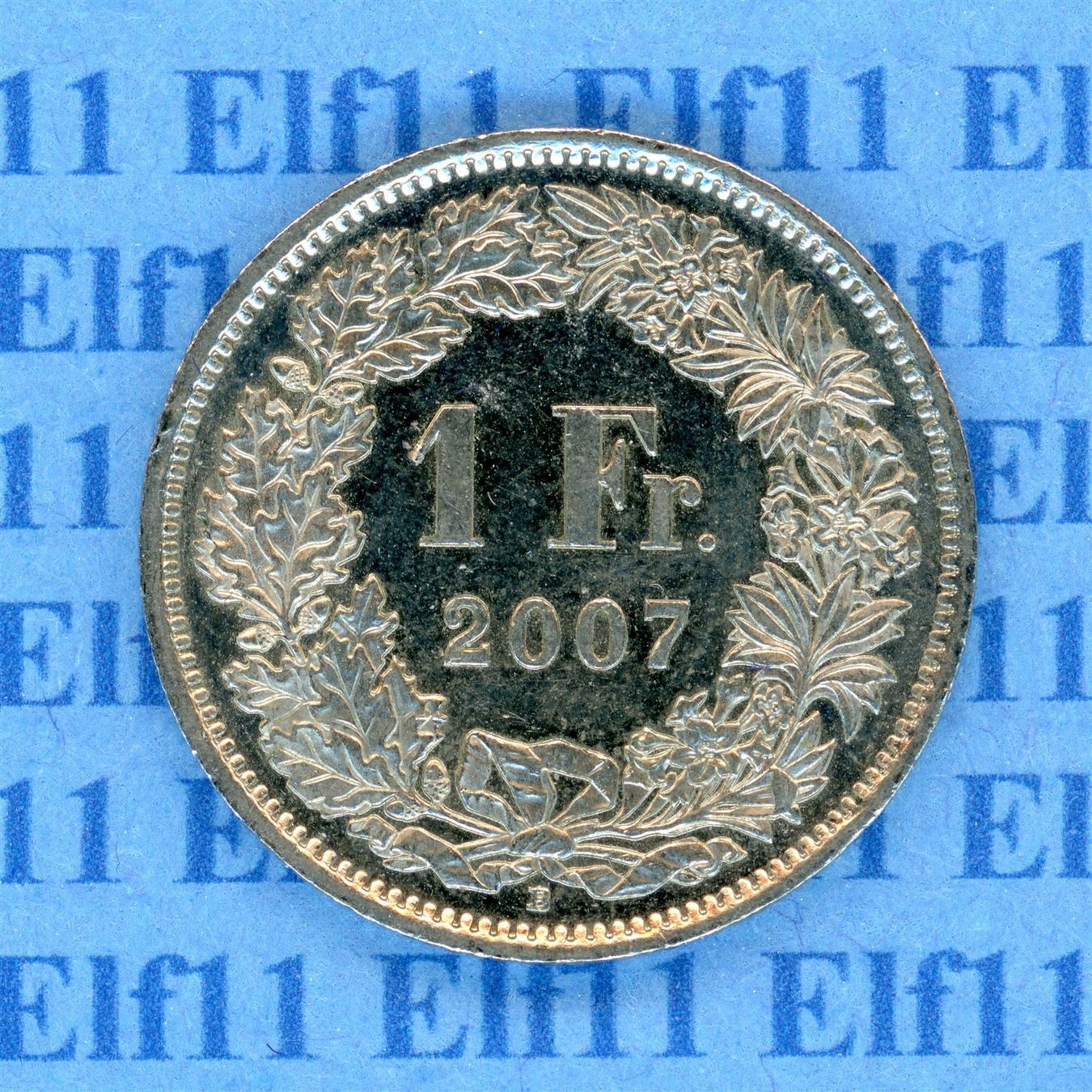 Tutti le monete: CHF___1.00 2007 -vz 1 Franken – Usato da Widnau venduto da Elf11