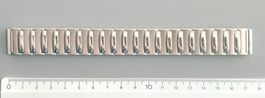 Nr236 Elastisches Metalluhrenband wie fixoflex 18mm