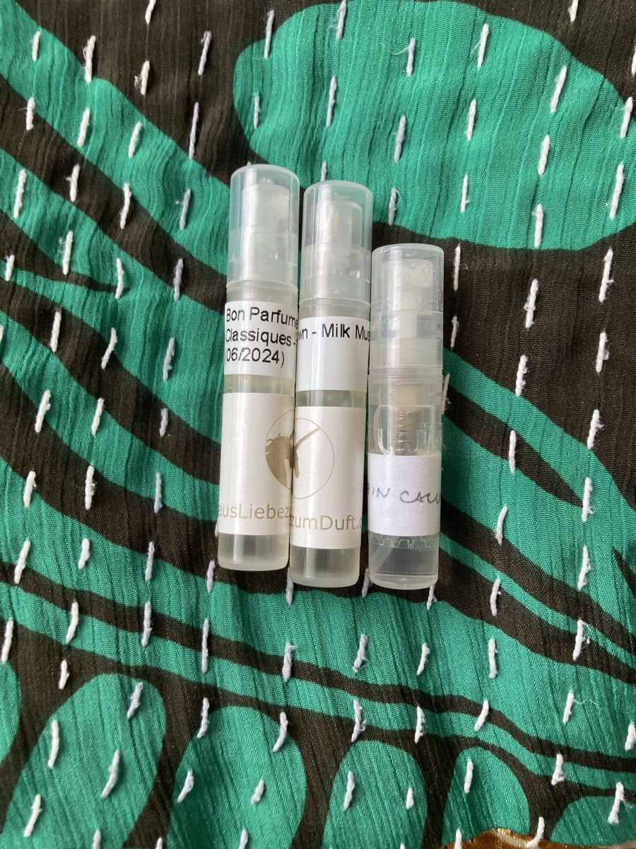 Parfums & Eau de Toilette: Lactonic Samples: Matin Calin, Milk Musk, 402 – Neuf (Voir description) à Therwil par blubblubblubb