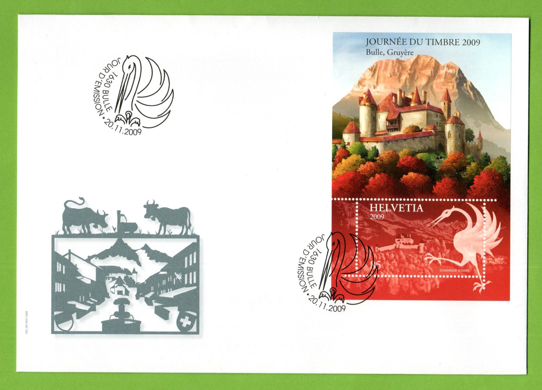 Tutti i francobolli: 2009 FDC TdB Bulle LP – Usato da Stein am Rhein venduto da Huehnerhund