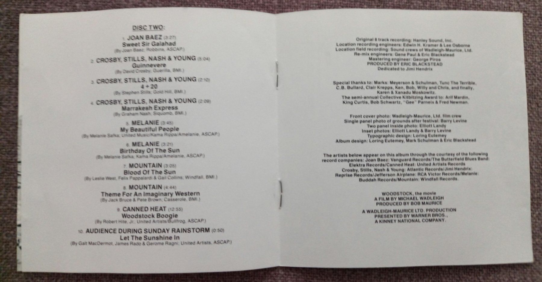 CD: 2 CD-SET "WOODSTOCK TWO" – Nuovo (secondo la descrizione) da Binningen venduto da mar_2jlr 5
