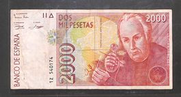2000 Peseten Banknote Pesetas BANCO DE ESPANA 🇪🇸  💷
