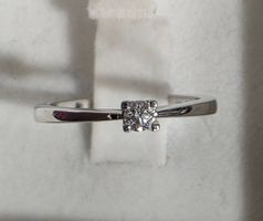 Bague Solitaire Diamant 0.20 ct Or 18 Carat, NEUVE