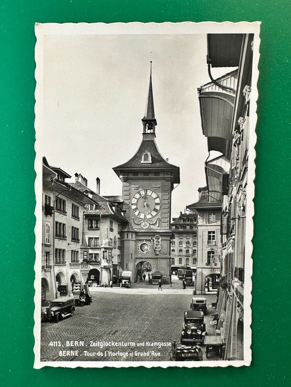 Cartoline postali: Bern - Zytglocke - Oldtimer 🚘 – Usato da Steg VS venduto da _vinci_