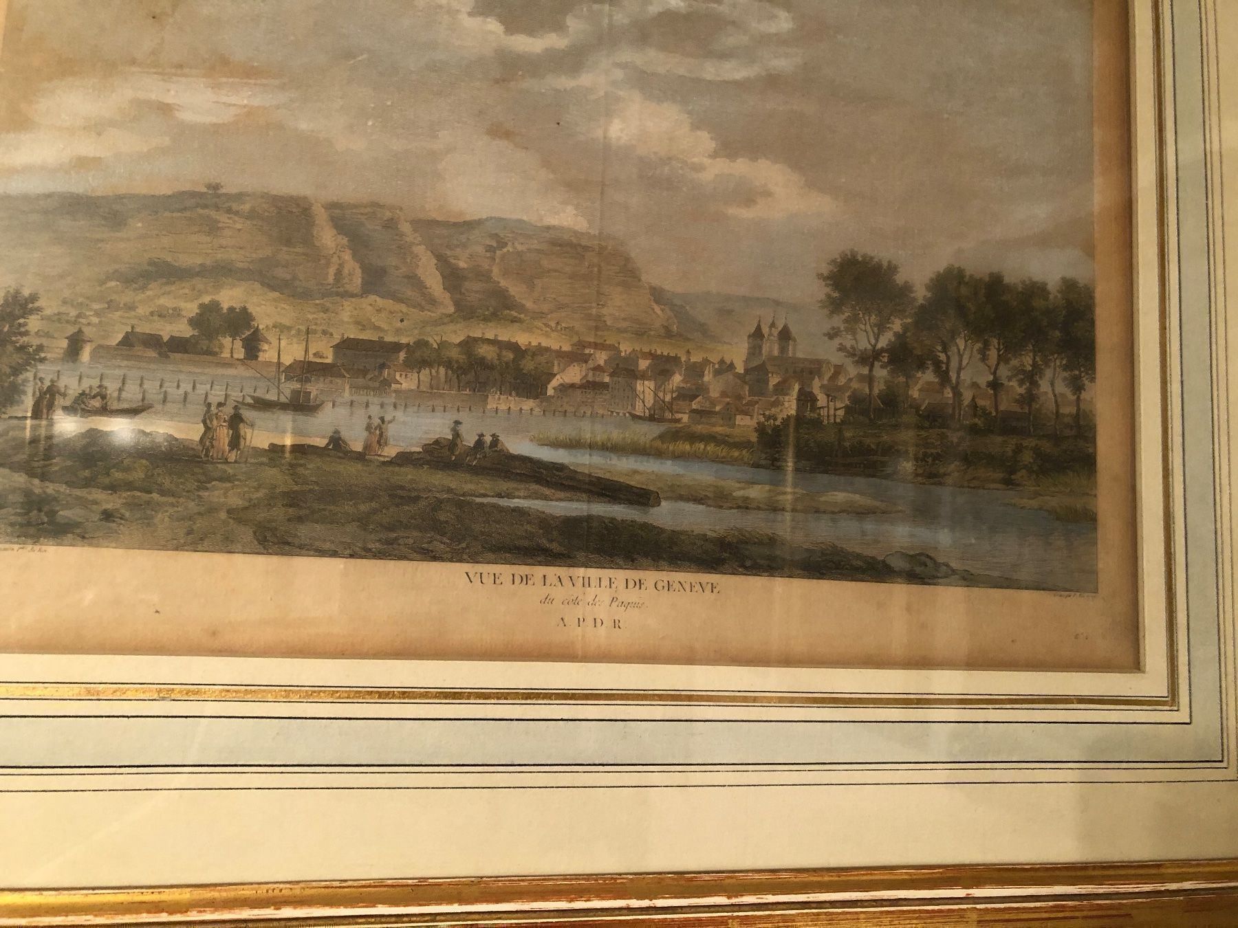 Poster & Bilder: N.PERIGNON. Vue de la ville de GENEVE. – Gebraucht aus Wald ZH von mlnt 8