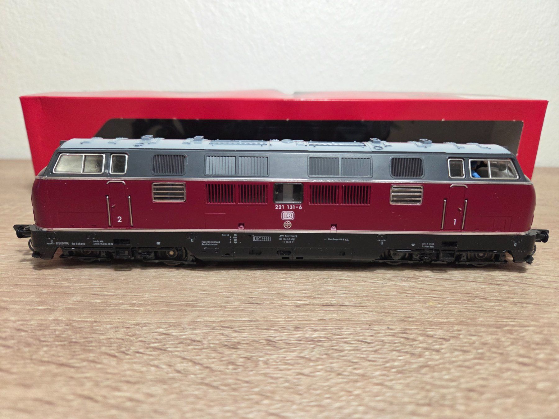 Fleischmann Modelleisenbahnen: Fleischmann Diesellok V221 DB H0 – Gebraucht aus St-Aubin-Sauges von Lo_Go