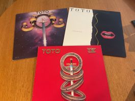TOTO Schallplatten Collection 3 Stueck guter Zustand