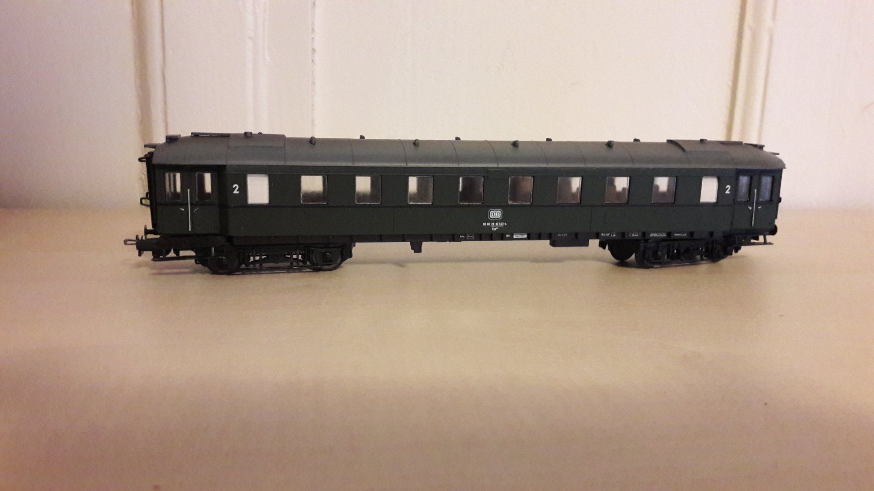 Liliput Modelleisenbahnen: Liliput HO DC : DB voiture "Bye" de 2ème classe – Gebraucht aus Buttes von Cafe2005 1