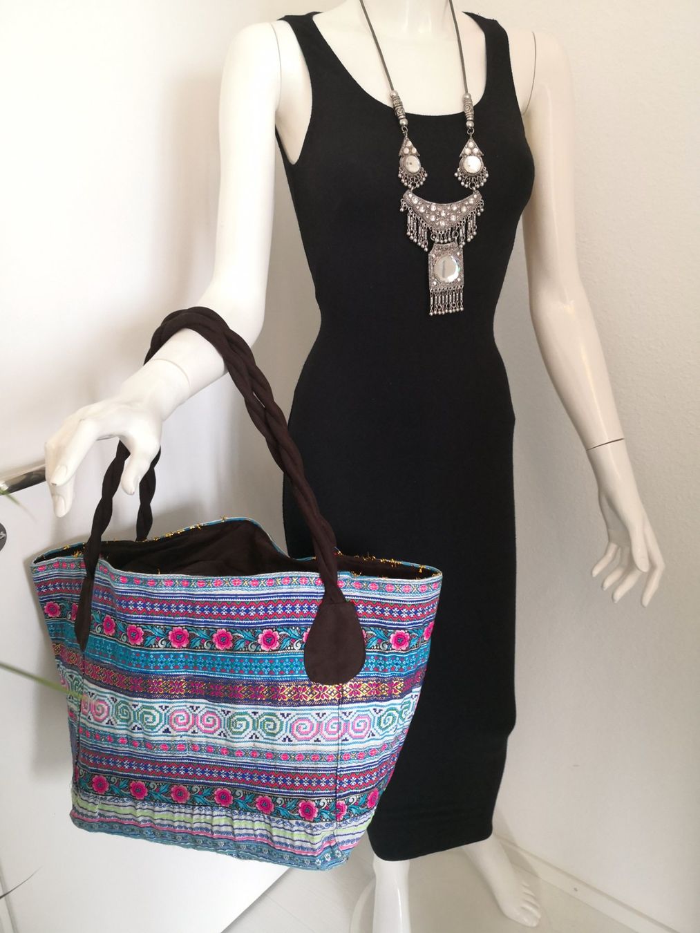 Borse da donna: 🤩BOHO-CHIC HANDGEMACHTE ETHNO PATCHWORK XXL TASCHE NEU – Nuovo (secondo la descrizione) da Olten venduto da Naja-Twins-Twins 1
