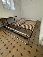 Stahlrohrbett im Stil von Embru Roth 180cm