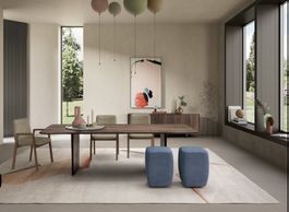 Design Vela Tisch Riva1920, Massivholz Esstisch Nussbaum-Neu