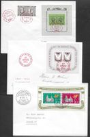 LOT Briefe mit Blocks ab 1943 Genf, Basel, Lausanne ab 1.-