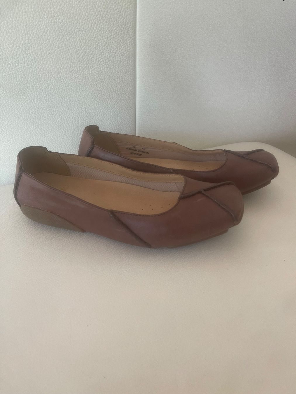Clarks Scarpe da donna: Clarks Ballerina Leder braun 37 – Usato da Dietikon venduto da Nieselchen