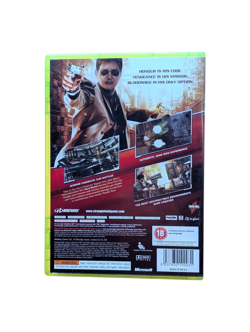 Microsoft Giochi: John Woo Presents Stranglehold Xbox 360 – Usato da Domat/Ems venduto da IsseldorsShop 1