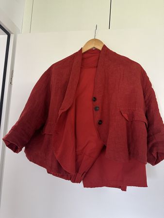 H+ Hannah Wessel Set Gr. 40 Rot - Herbst/Winter Look