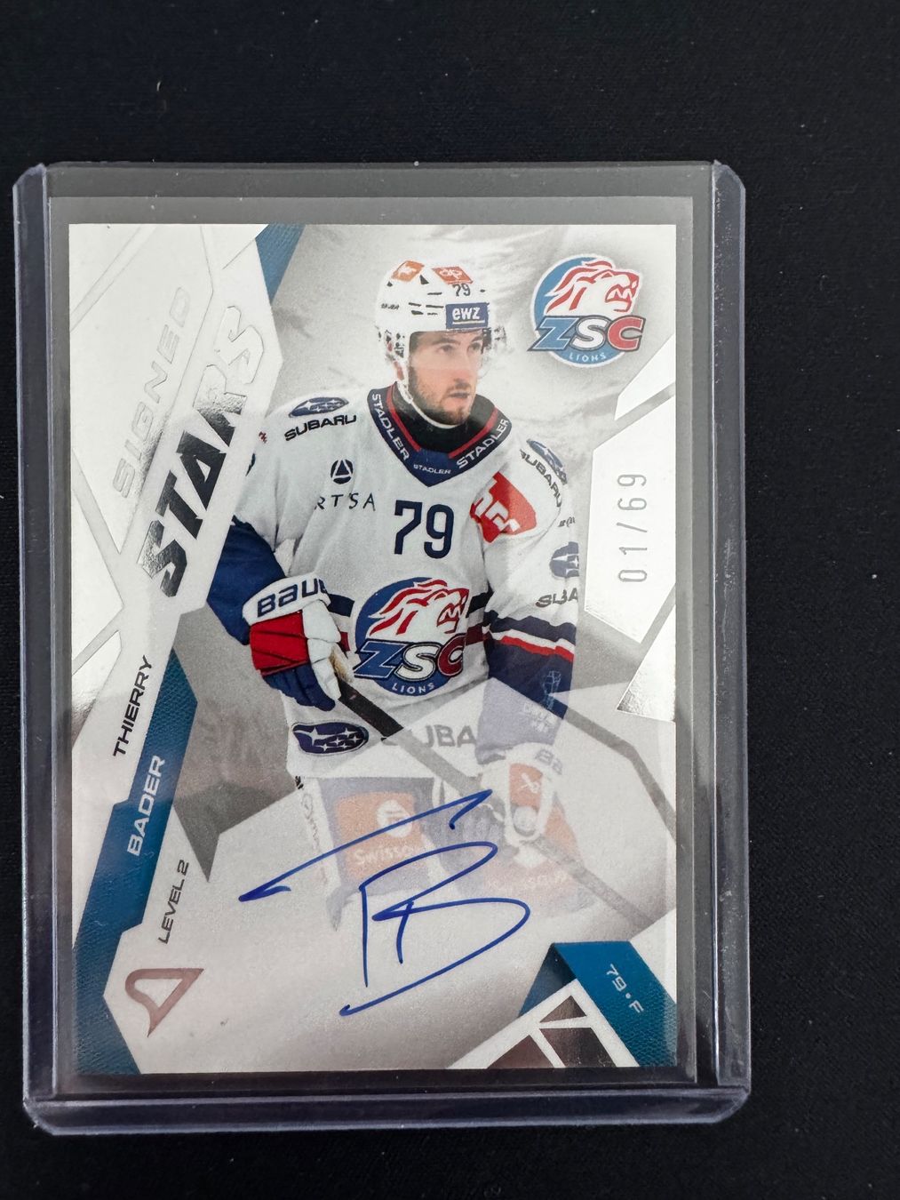 Sportzoo Sammelbilder & Trading cards: Signed Stars lvl.2 Bader 1/69 – Gebraucht aus Estavayer-le-Lac von fav_7cfn