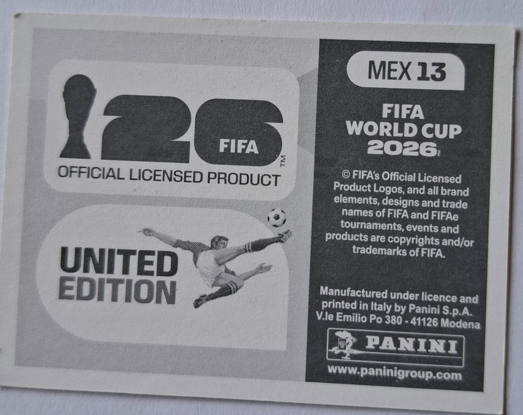 Panini Carte collezionabili: WM 2026 Paninibild Nr. MEX13.. – Nuovo (secondo la descrizione) da Rotkreuz venduto da keerthdi 1