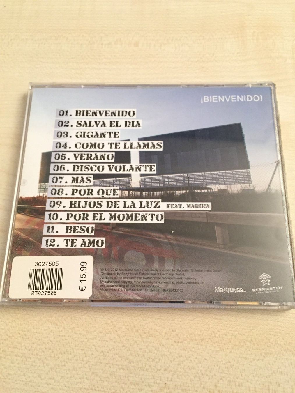 CDs: Marquess - Bienvenido – D'occasion à Rüti ZH par alumedien 1