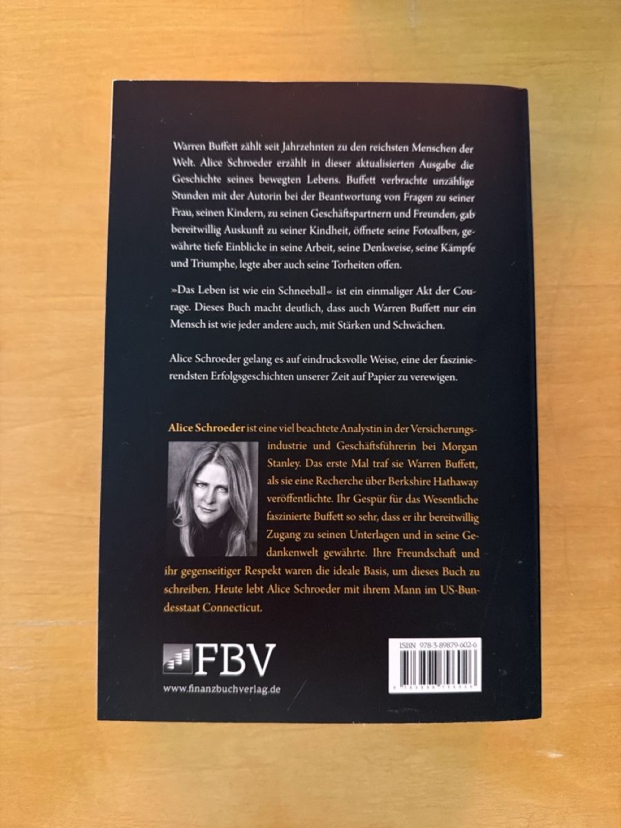 Libri: Warren Buffett. Das Leben ist wie ein Schneeball. FBV – Usato da Liebefeld venduto da tim_bqw7 1
