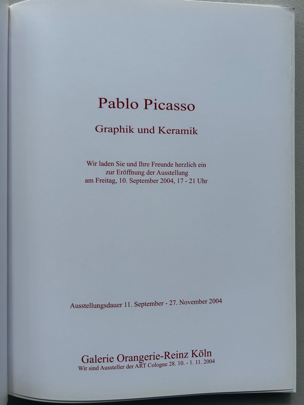 Bücher: Picasso Lithographien - Limitierte Auflage - Selten! – Gebraucht aus Zürich von Coffeetable88 1
