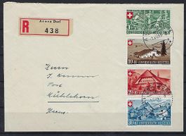 1945  Pro Patria Briefvorderseite Satzbrief   15277