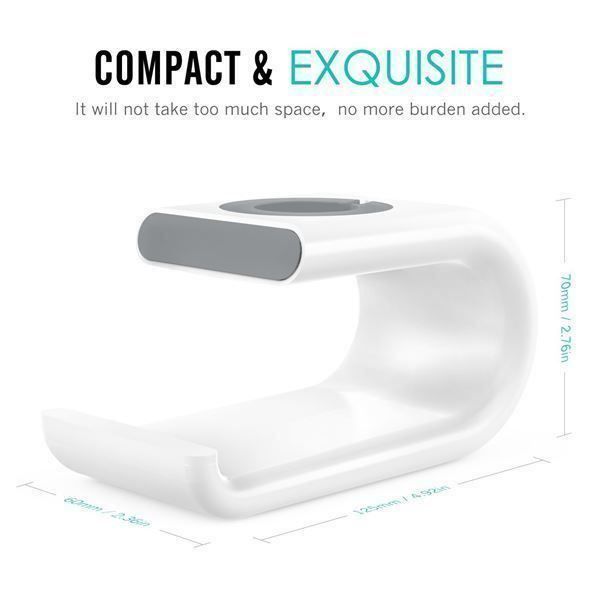 Smartwatch: Support blanc pour iphone Apple watch – Neuf avec emballage d'origine à Morges par DigiAC 6