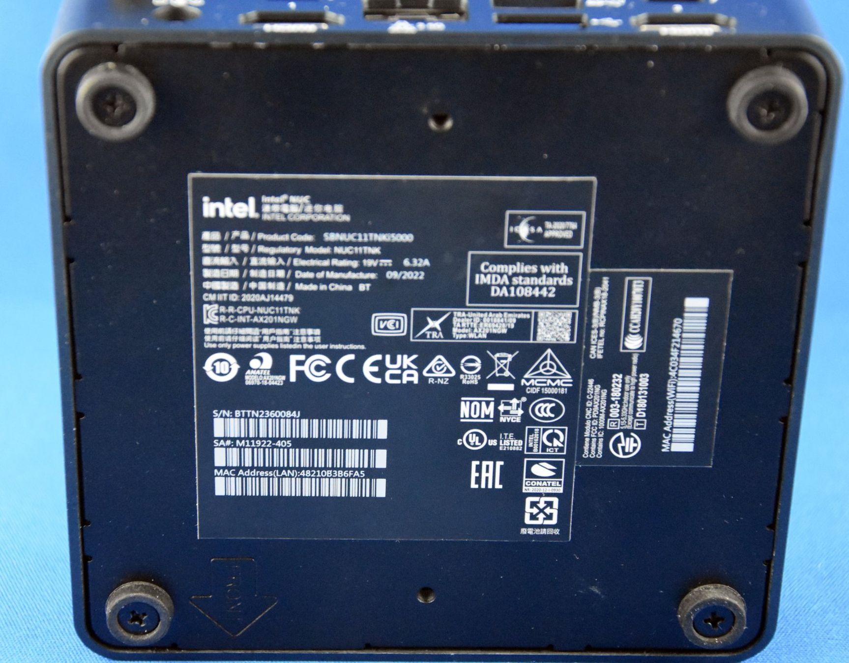 Intel PC: INTEL NUC SBNUC11TNKi5000 – Usato da Künten venduto da Arktisde 2