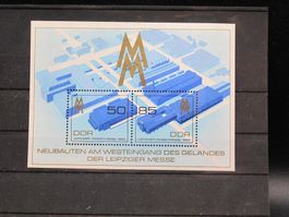 DDR 1989 Herbstmesse Block 99 **