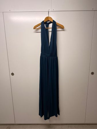 Dunkelblauer Jumpsuit, Gr. S - M, variabel tragbar