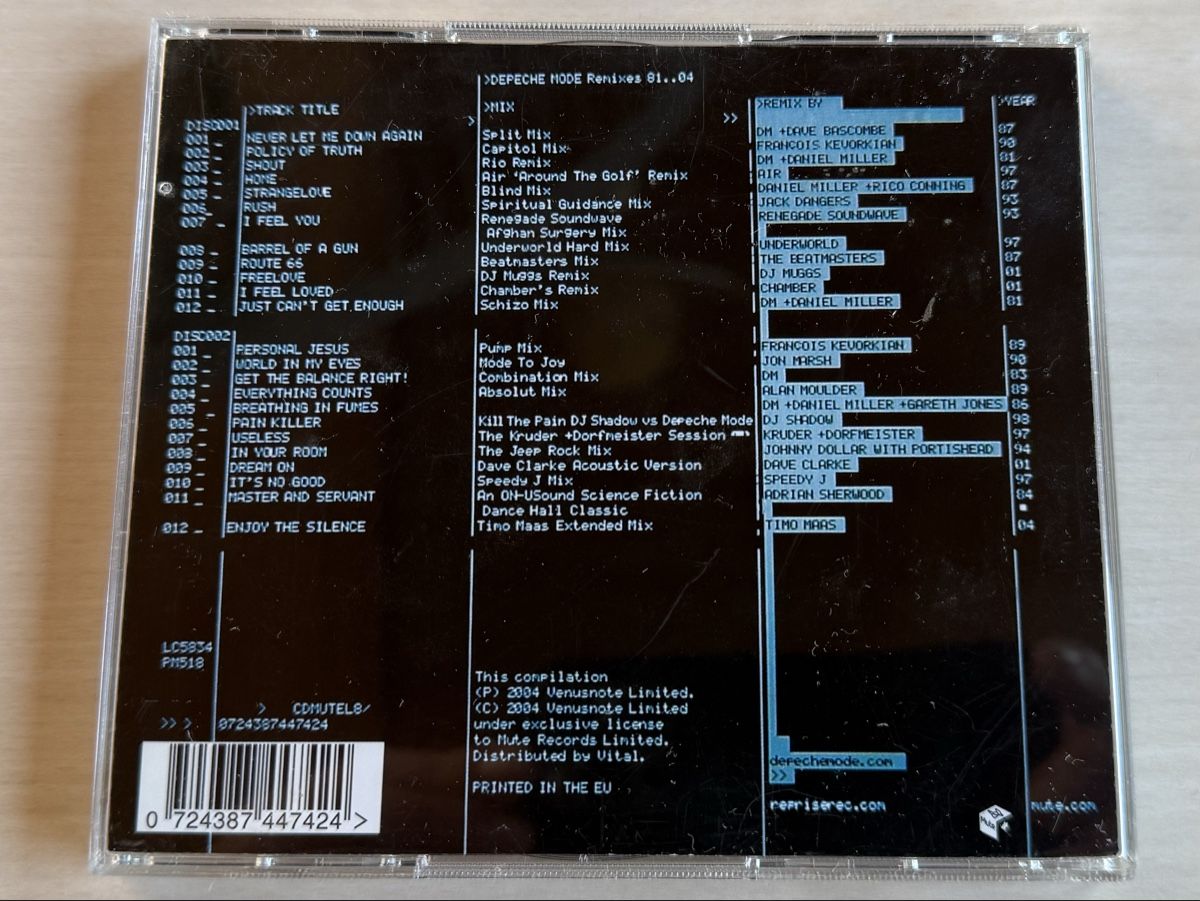 CDs: Depeche Mode - Remixes 81-04 2CD – Gebraucht aus Oberried Brienz von Chyara 1